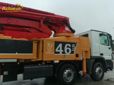 Chine Utilisé 42 mètres a refourbi machine Sany de pompe concrète de Putzmeister de camion la petite à vendre