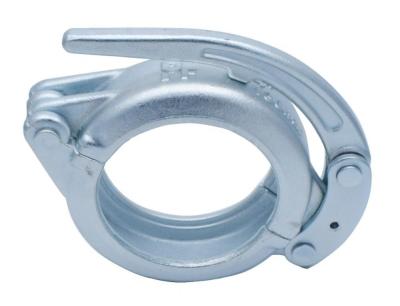 China DN125 DN100 Concrete Pump Coupling Level Hose Clamp 40Cr for sale