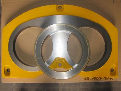 China CIFA ZOOMLION Concrete Pump Parts Spectacle Wear Plate DN230 001690201A0000004 for sale