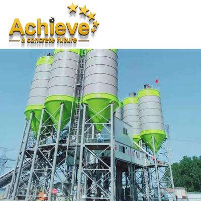 China Automatic Concrete Batching Plant 60 -240 CBM Per Hour Ready Mixed MAO4000 132kw for sale