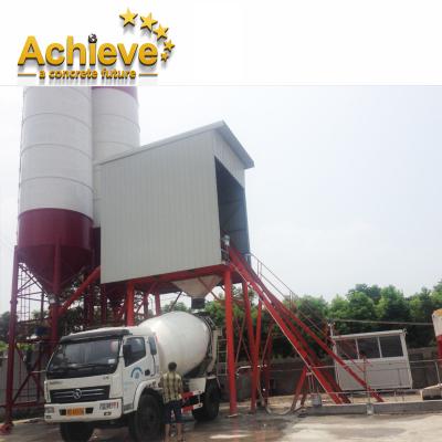 China HZS50 Ready Mix Cement Plant 50 CBM Per Hour Electrical PC Control for sale