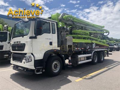 China 38X-5RZ ZOOMLION Used Concrete Pump Truck SINOTRUK HOWO 6X4 for sale
