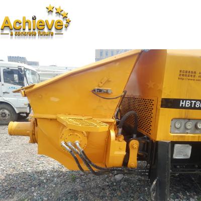 China Static Used SANY Concrete Pump 150 mm Pump HBT8018 for sale