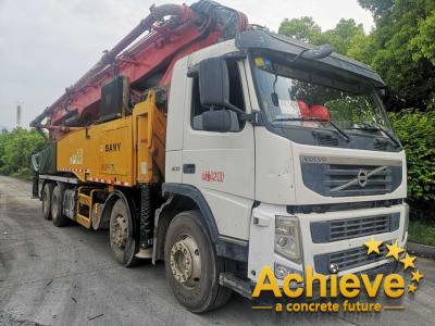China 56 Meter Used SANY Concrete Pumping Truck On VOLVO Made In 2012 for sale