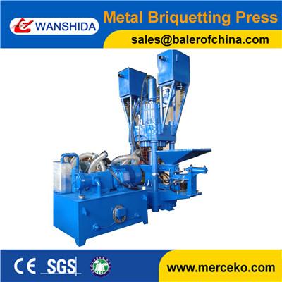 China PLC control 630ton strong power Y83-6300 Scrap Copper Chips Briquetting Press to press steel chips for sale