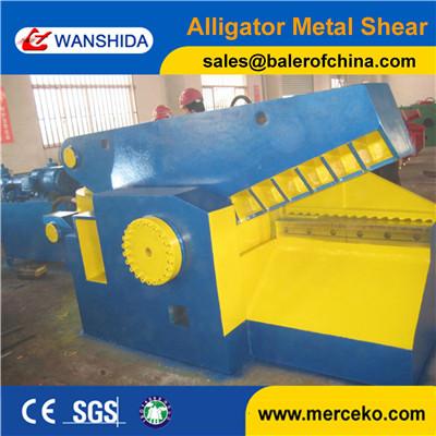 China high cost-effective Alligator crocodile type Scrap Shear and cutter machine Q43-2000 with 800mm brade length for sale