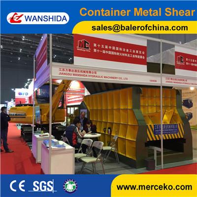 China Overseas After-sales Service Provided Container Scrap Metal Shear to cut HSM and CRM for sale