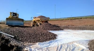 China Hochmoduliges Filament-Geotextilgewebe in Industriequalität zur Böschungsstabilisierung zu verkaufen