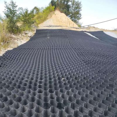 China Wall Retaining Plastic Geocell For Slope Protection Cellular Confinement System for sale
