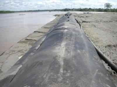 China A lama das águas residuais do poliéster que seca ensaca a proteção litoral à venda