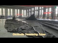Tubo di disidratazione in geotessile tessuto resistente alle alte temperature per la disidratazione dei fanghi di olio di palma
