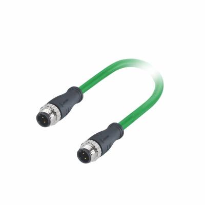 China D Coded Profibus Communication Cable M12 Male To Female Cable For Profinet Ethernet for sale