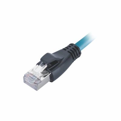 China AWG 24 Cat7 Ethernet Patch Cable RJ45 8P8C Light Blue Jacket Male Gender for sale