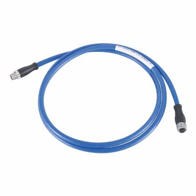 China NFPA 130 LSZH Industrial Ethernet Cable 8 Pin X Code Male To Female M12 A Code for sale