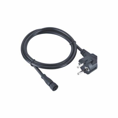 China 14AWG M12 3 Pin Cable S Code Female Connector Female To Plug Power Cable for sale