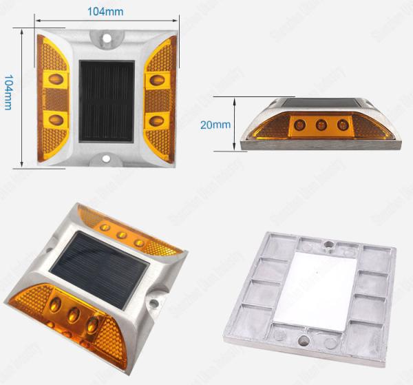 Quality China Manufacturer LED Driveway Reflector High Efficient 4 or 6 LED Raised Solar for sale