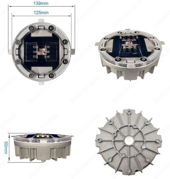 Quality LED Embedded Road Reflectors Parking Lot Marking Studs Flashing Solar Road Stud for sale