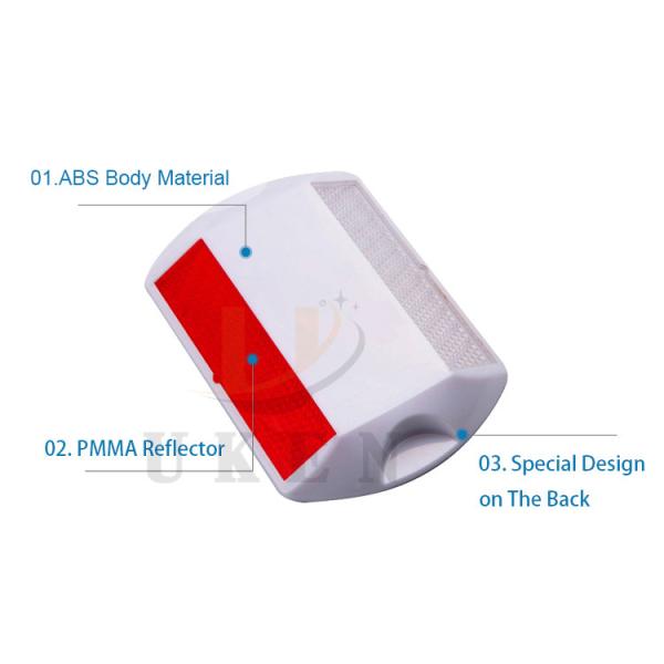 Quality 3M Plastic Road Stud Reflective Raised Pavement Marker 116*82*18mm for sale