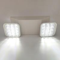 Quality Automatic Wall Mounted White ABS Plastic Two Head Auto 3 Hours LED Exit Lamp for sale