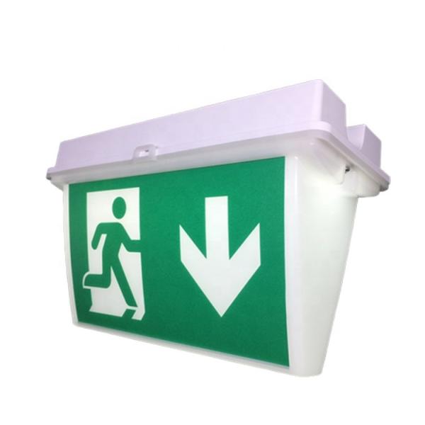 Quality SAA As2293 Hospital Steel Staircase Two Side LED Reminder Luminaire Indicator Signage Fire Safety Emergency Light Exit Sign for sale