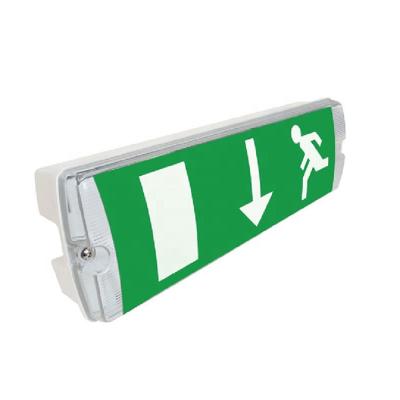 China Double Bulkhead Emergency Exit Lighting Battery Auto Emergency Light For Indoor for sale