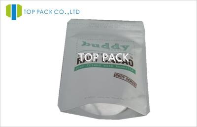 China 200g Matte White Raw Cacao Healthy Food Bag Resealable Top For Australia Market for sale