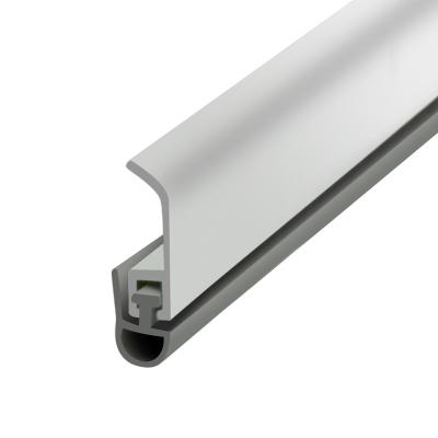 China Alumínio com tiras de borracha de PVC Porta de garagem Faixa de vedação inferior - MOQ 1000pcs à venda