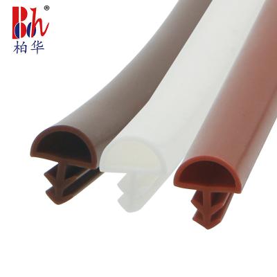 China Wooden Door Silicone Weather Stripping Sound Insulation Draught Excluders for sale