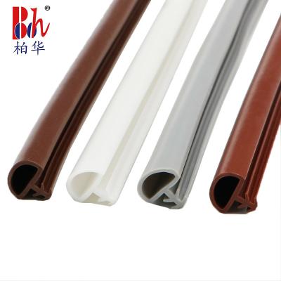 China Sound Proof Wooden Door Seal Strip Anti-Collision PVC Rubber Sealing Strips For Wooden Door And Push-Fit Windows for sale
