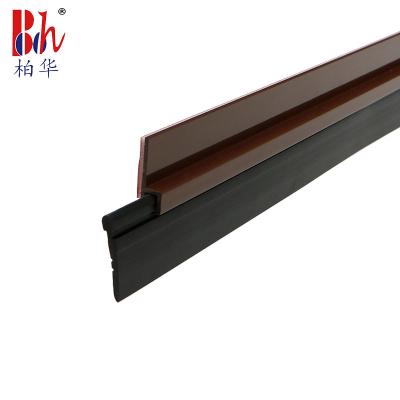 China Antistatic Door Bottom Seal Strip Self Stick Door Sweep with PVC Rubber Tape for sale