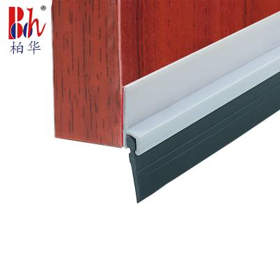 China PVC Rubber Door Bottom Seal Strip Self Adhesive Dustproof for sale
