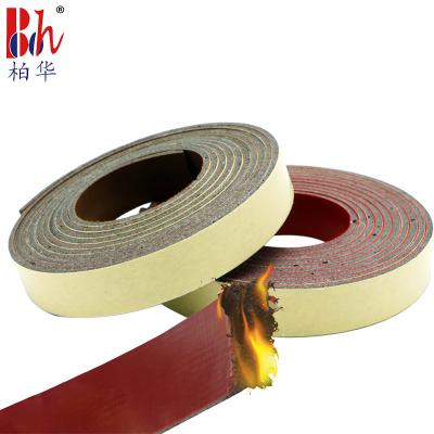 China 15mm Fire Resistant Seals Graphite Fireproof Door Strip CE Approved for sale