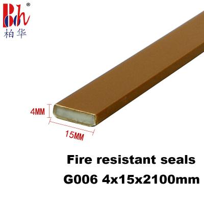 China Hard PVC Shell Heat Resistant Seal Fireproof Intumescent Sealing for sale