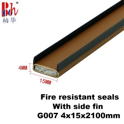 China Fireproof Fire Resistant Seals 2100mm Length PVC Shell With Sodium Silicate Fillings for sale