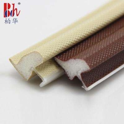 China Soundproof PU Foam Seal Strips Cladding Type Bevel Edge For Doors And Window for sale