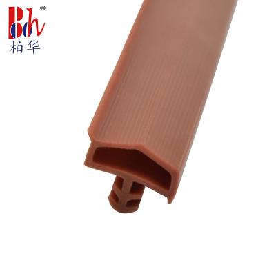China Roof Shaped Wooden Door Seal Strip Thermoplastic Elastomer Seals With Fin 12x6mm for sale