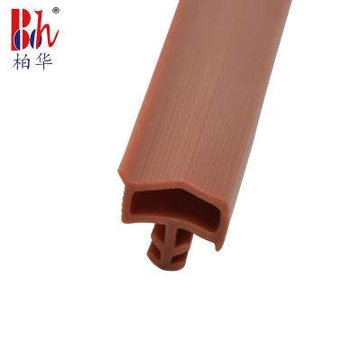 Cina Striscia di gomma del sigillo alla porta di fettuccia di vigogna dell'elastomero termoplastico con l'aletta 10*5.5mm in vendita