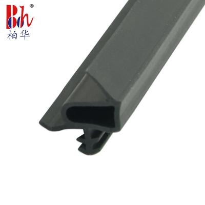 China Flexible Wooden Door Weather Stripping Thermoplastic Elastomer Seals Double Fin for sale