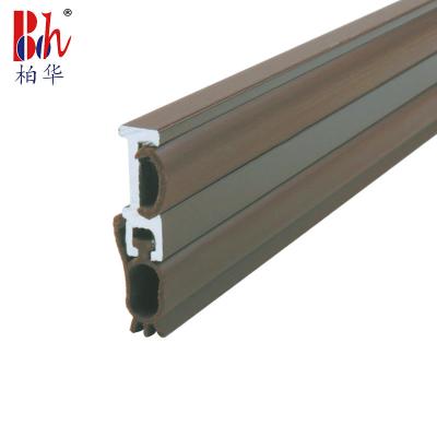 China Bottom Aluminium Door Seal With Rubber Strip 1000mm Length for sale