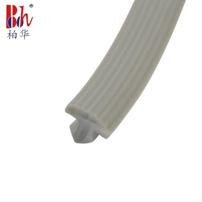 China OEM PVC Rubber Strip 7*5mm For Garment Hang Bar for sale