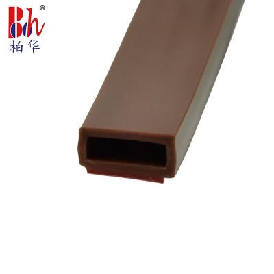 China Tiras de borracha de silicone autoadesivas Tiras de vedação de moldura de porta anticolisão à venda