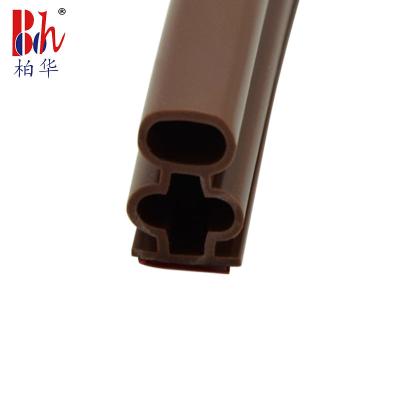China dupla camada das tiras de borracha de silicone da forma da largura O de 10mm para o quadro de porta à venda