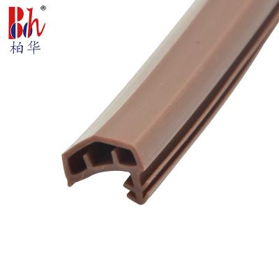 China Tiras de selagem da porta de madeira de borracha anticolisão do PVC à venda