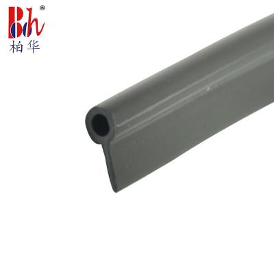 China Customization 3.5mm Dia PVC Rubber Strip Round Tube Shape With Fins for sale