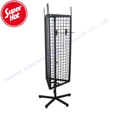 China Metal Revolve Shelf Wire Rotating Stand Spinning Display for sale
