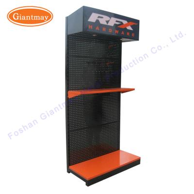 China Metal Display Pegboard with Hook Accessories Stand for sale