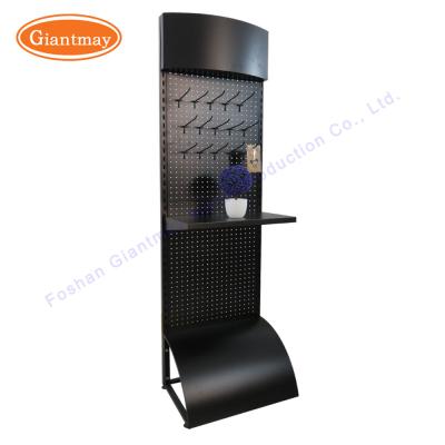 China Best Sell Metal Peg Board Rack Unit Shelf Product Hanging Stands Display for sale