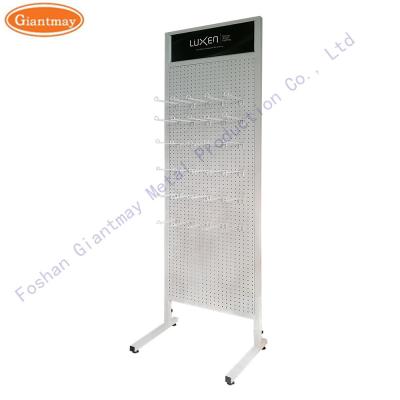 China Tools Accessories Racking Metal Display Stand Perrforated Shelf for sale