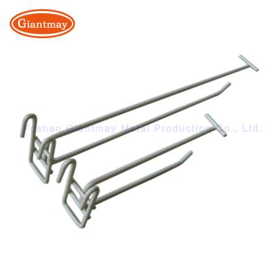 Chine Structure stable de Mesh Metal Display Hook Wire de label en acier de Gridwall à vendre