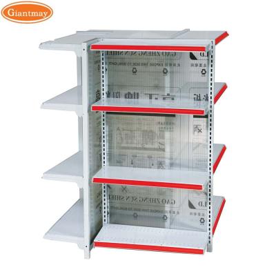 China Display Rack Gondola For Pharmacy 4 Tiers Supermarket Shelves for sale